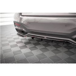 Maxton - Arriere Lame (avec une barre verticale) V.1 BMW 7 M-Pack G11 / G12 Facelift Noir Brillant