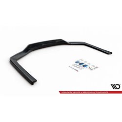 Maxton - Arriere Lame (avec une barre verticale) V.1 BMW 7 M-Pack G11 / G12 Facelift Noir Brillant