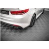 Maxton - Lames De Pare-Chocs Arrière Latérales Kia Optima Mk4 Noir Brillant