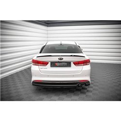 Maxton - Lames De Pare-Chocs Arrière Latérales Kia Optima Mk4 Noir Brillant