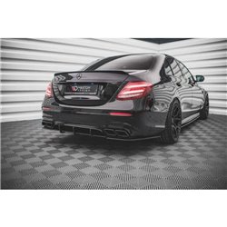 Maxton - Street Pro Central Diffuseur Arriere Mercedes-Benz E63 AMG Estate/Sedan S213/W213 Rouge