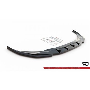 Maxton - Lame Du Pare-Chocs Avant V.1 BMW 7 M-Pack G11 / G12 Facelift Noir Brillant