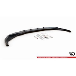 Maxton - Lame Du Pare-Chocs Avant V.1 BMW 7 M-Pack G11 / G12 Facelift Noir Brillant