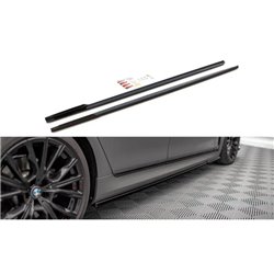Maxton - Rajouts Des Bas De Caisse V.1 BMW 7 M-Pack G11 Noir Brillant