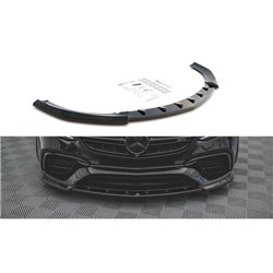 Maxton - Lame Du Pare-Chocs Avant V.3 Mercedes-Benz E63 AMG Estate/Sedan S213/W213 Noir Brillant