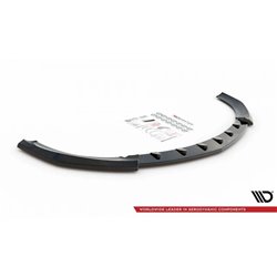 Maxton - Lame Du Pare-Chocs Avant V.3 Mercedes-Benz E63 AMG Estate/Sedan S213/W213 Noir Brillant
