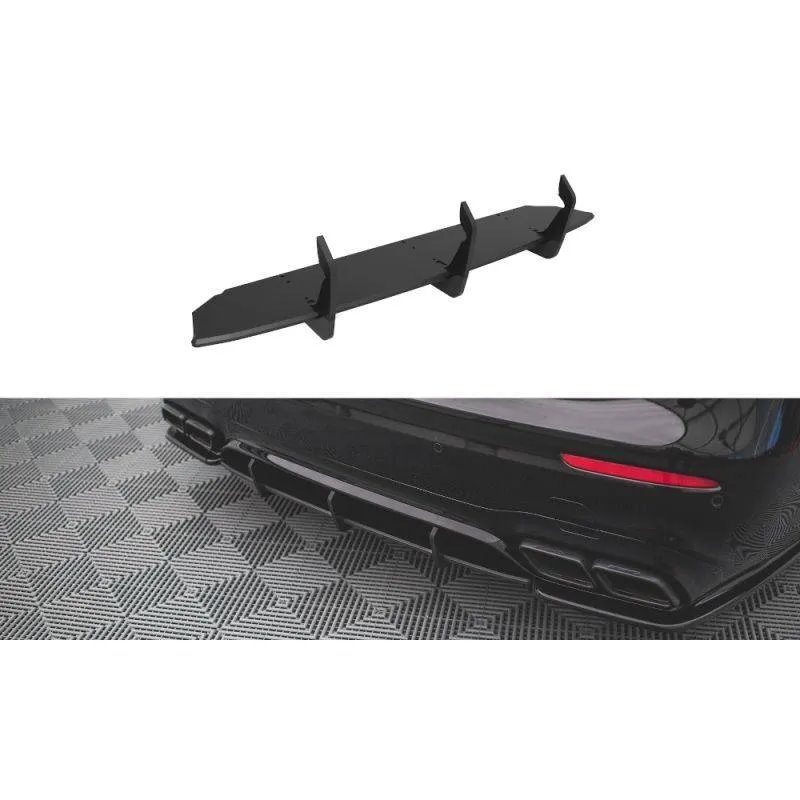 Maxton - Street Pro Central Diffuseur Arriere Mercedes-Benz E63 AMG Estate/Sedan S213/W213 Noir