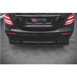 Maxton - Street Pro Central Diffuseur Arriere Mercedes-Benz E63 AMG Estate/Sedan S213/W213 Noir