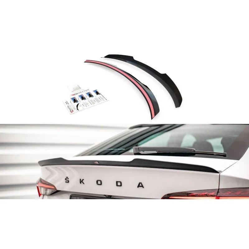 Maxton - Spoiler Cap Skoda Octavia Liftback Mk4 Noir Brillant