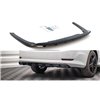 Maxton - Arriere Splitter (avec une barre verticale) Skoda Octavia Mk4 Noir Brillant