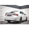 Maxton - Arriere Lame (avec une barre verticale) Skoda Octavia Mk4 Noir Brillant