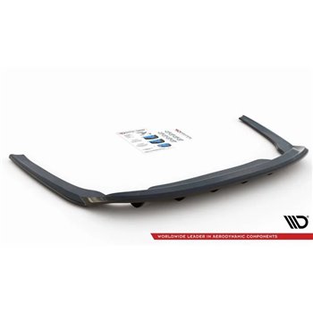 Maxton - Arriere Lame (avec une barre verticale) Skoda Octavia Mk4 Noir Brillant