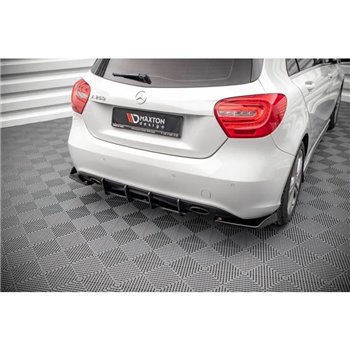 Maxton - Street Pro Central Diffuseur Arriere Mercedes-Benz A W176 Rouge