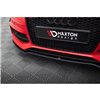 Maxton - Lame Du Pare-Chocs Avant V.2 Audi S3 / A3 S-Line 8V Sedan / Cabrio Noir Brillant