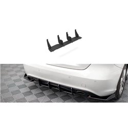 Maxton - Street Pro Central Diffuseur Arriere Mercedes-Benz A W176 Noir-Rouge