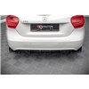 Maxton - Street Pro Central Diffuseur Arriere Mercedes-Benz A W176 Noir-Rouge
