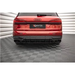 Maxton - Street Pro Central Diffuseur Arriere Audi SQ7 Mk2 (4M) Facelift Noir