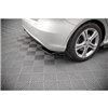 Maxton - Lames De Pare-Chocs Arrière Latérales V.1 Mercedes-Benz A W176 Noir Brillant
