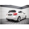 Maxton - Lames De Pare-Chocs Arrière Latérales V.1 Mercedes-Benz A W176 Noir Brillant