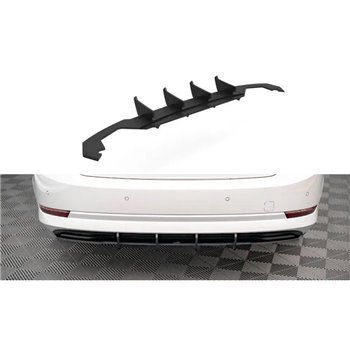 Maxton - Street Pro Central Diffuseur Arriere Skoda Octavia Mk4 Noir