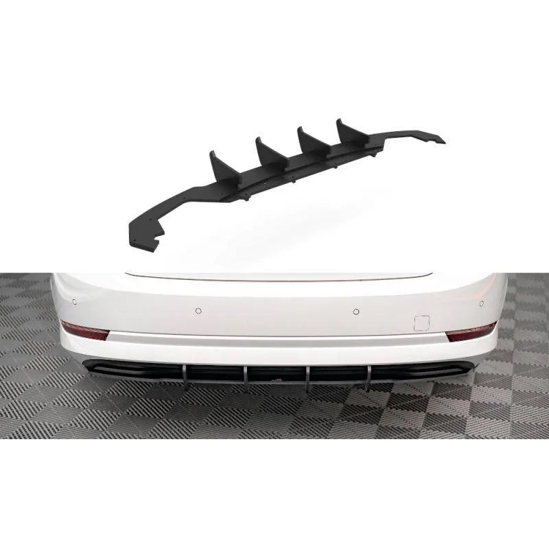 Maxton - Street Pro Central Diffuseur Arriere Skoda Octavia Mk4 Noir