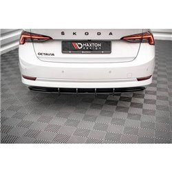Maxton - Street Pro Central Diffuseur Arriere Skoda Octavia Mk4 Noir
