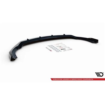 Maxton - Lame Du Pare-Chocs Avant V.2 Mercedes-Benz A W176 Noir Brillant
