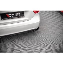 Maxton - Lames De Pare-Chocs Arrière Latérales V.2 Mercedes-Benz A W176 Noir Brillant
