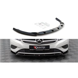 Maxton - Lame Du Pare-Chocs Avant V.1 Mercedes-Benz A W176 Noir Brillant