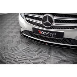 Maxton - Lame Du Pare-Chocs Avant V.1 Mercedes-Benz A W176 Noir Brillant