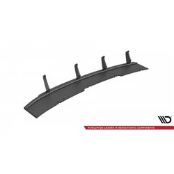 Maxton - Street Pro Central Diffuseur Arriere Audi A4 B9 Noir-Rouge