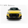 Maxton - Lame Du Pare-Chocs Avant V.1 Audi SQ7 /Q7 S-Line Mk2 (4M) Facelift Noir Brillant