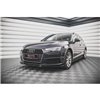 Maxton - Lame Du Pare-Chocs Avant V.1 Audi A4 B9 Noir Brillant