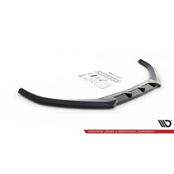 Maxton - Lame Du Pare-Chocs Avant V.1 Audi A4 B9 Noir Brillant