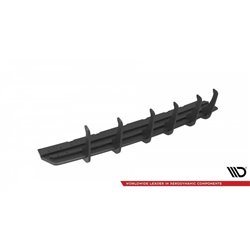 Maxton - Street Pro Central Diffuseur Arriere Audi SQ7 Mk2 (4M) Facelift Noir-Rouge