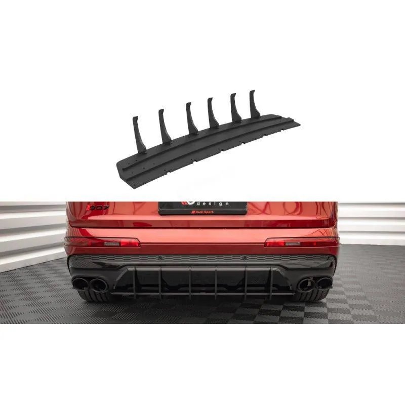 Maxton - Street Pro Central Diffuseur Arriere Audi SQ7 Mk2 (4M) Facelift Rouge