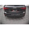 Maxton - Lames De Pare-Chocs Arrière Latérales Audi A4 B9 Noir Brillant
