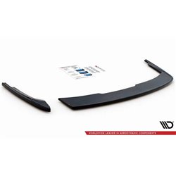 Maxton - Lames De Pare-Chocs Arrière Latérales Audi A4 B9 Noir Brillant