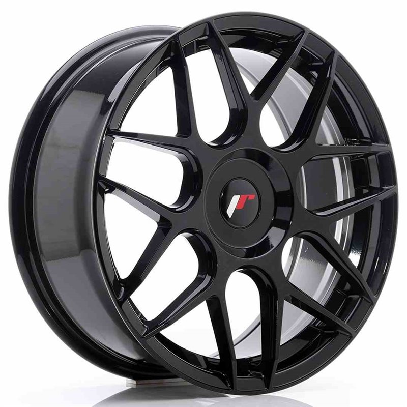 JR Wheels JR18 18x7,5 ET25-40 Blank Glossy Black