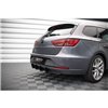 Maxton - Street Pro Central Diffuseur Arriere Seat Leon FR Sportstourer Mk3 Noir