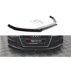 Maxton - Lame Du Pare-Chocs Avant V.2 Audi A4 B9 Noir Brillant