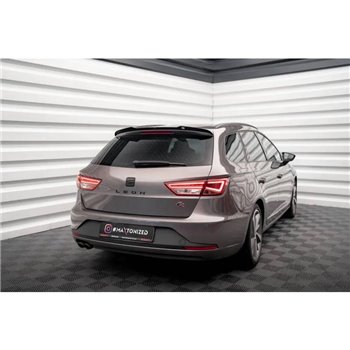 Maxton - Becquet Seat Leon FR Sportstourer Mk3 Noir Brillant