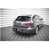 Maxton - Lames De Pare-Chocs Arrière Latérales V.1 Seat Leon FR Sportstourer Mk3 Noir Brillant