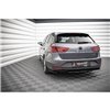 Maxton - Lames De Pare-Chocs Arrière Latérales V.1 Seat Leon FR Sportstourer Mk3 Noir Brillant