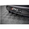 Maxton - Street Pro Central Diffuseur Arriere Seat Leon FR Sportstourer Mk3 Noir-Rouge