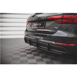 Maxton - Street Pro Central Diffuseur Arriere Audi A4 B9 Noir