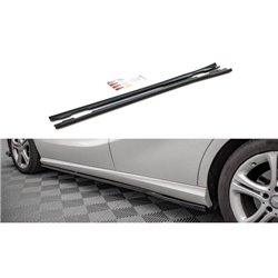 Maxton - Rajouts Des Bas De Caisse V.2 Mercedes-Benz A W176 Noir Brillant