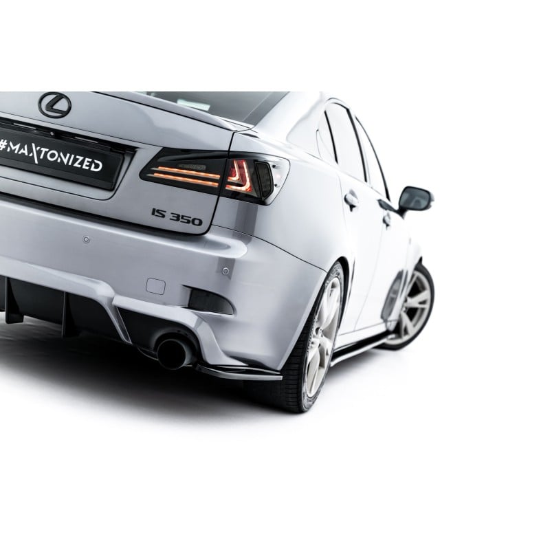 Maxton - Lames De Pare-Chocs Arrière Latérales Lexus IS F-Sport Mk2 (XE20) Facelift