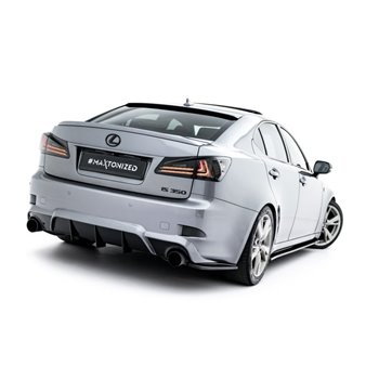Maxton - Lames De Pare-Chocs Arrière Latérales Lexus IS F-Sport Mk2 (XE20) Facelift