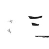 Maxton - Ailes de pare-chocs avant (Canards) Mercedes-AMG CLE 53 Aero C236